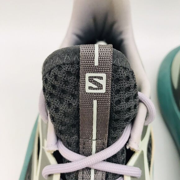 Salomon Predict MOD Shoe 413122 Womens 8 Gray Mint Teal Gorpcore Lace Up Sneaker - Picture 11 of 11